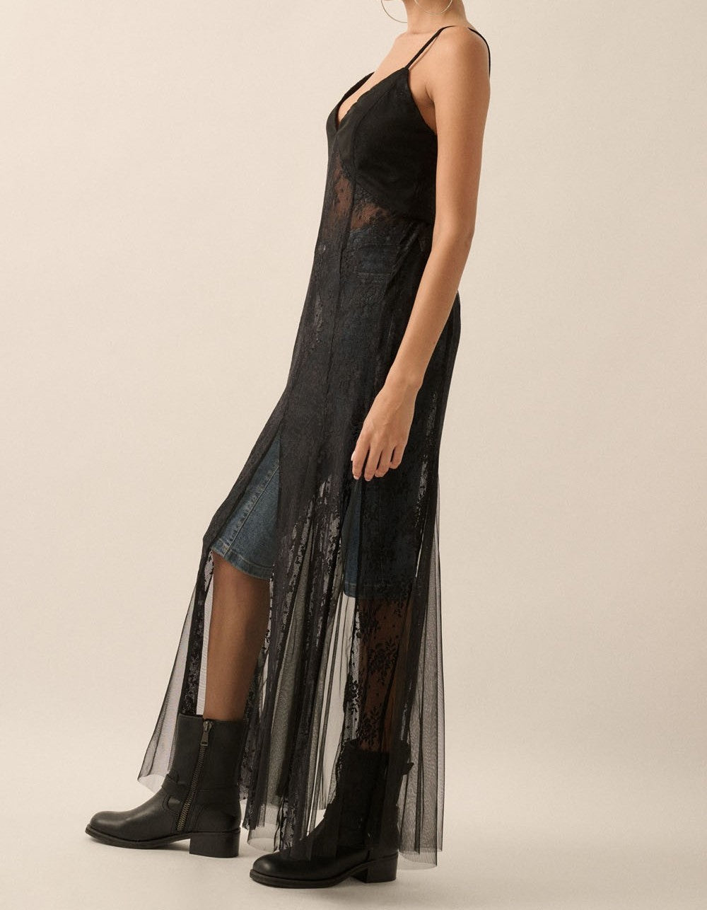 Sheer Layering Dress