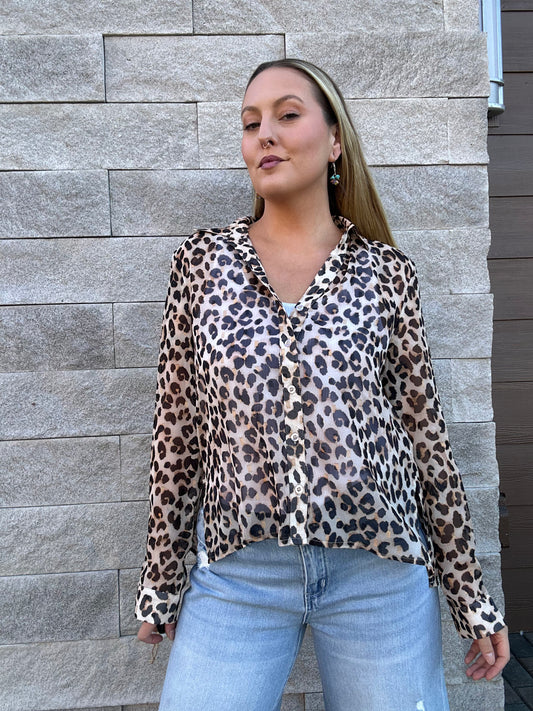 Leopard Top