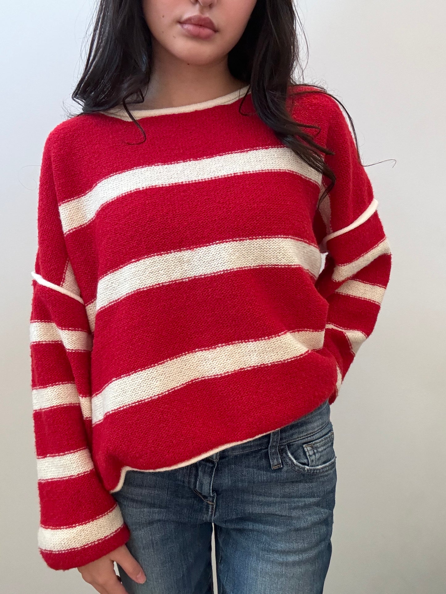 Candy Cane Sweater