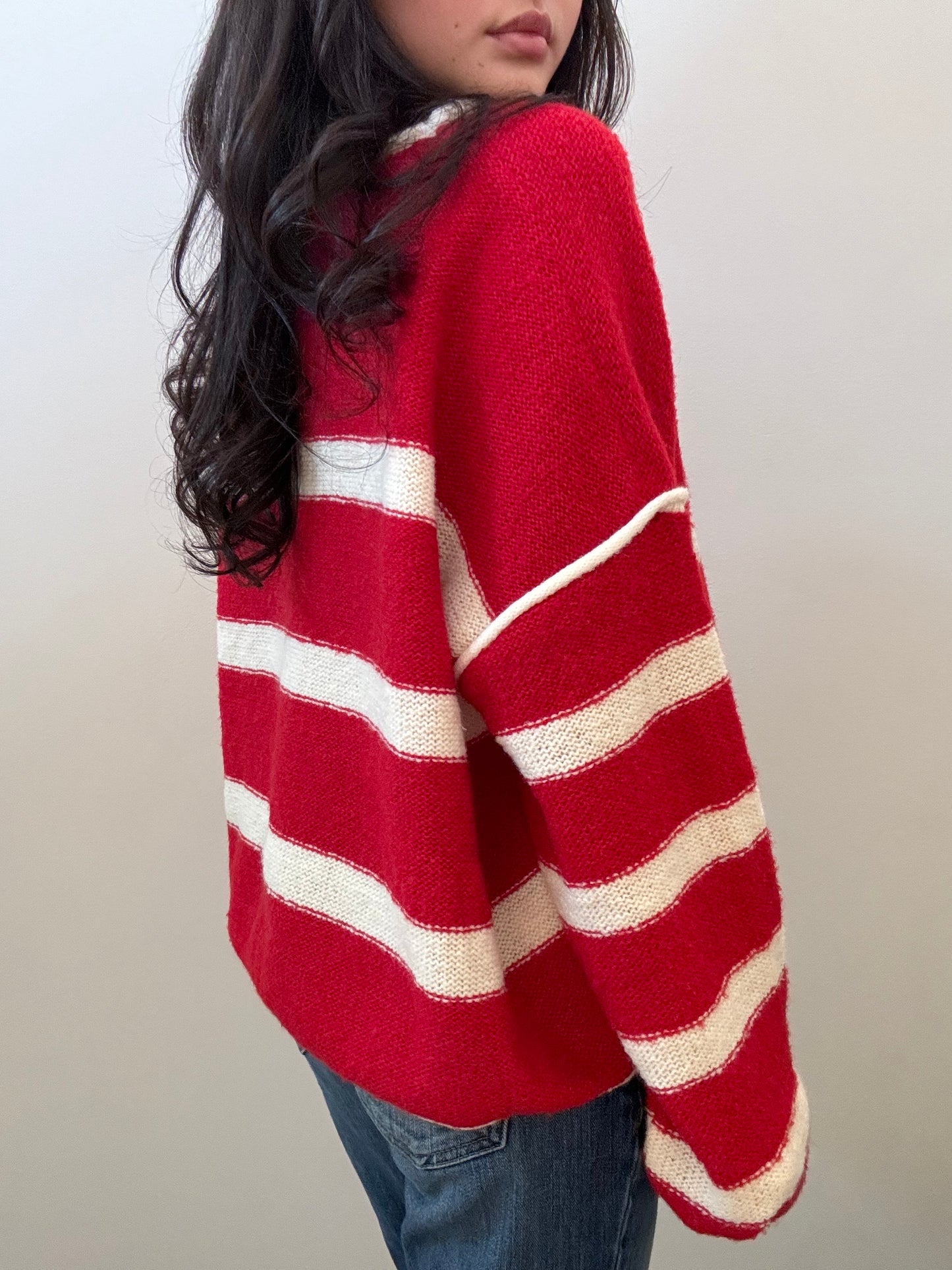 Candy Cane Sweater