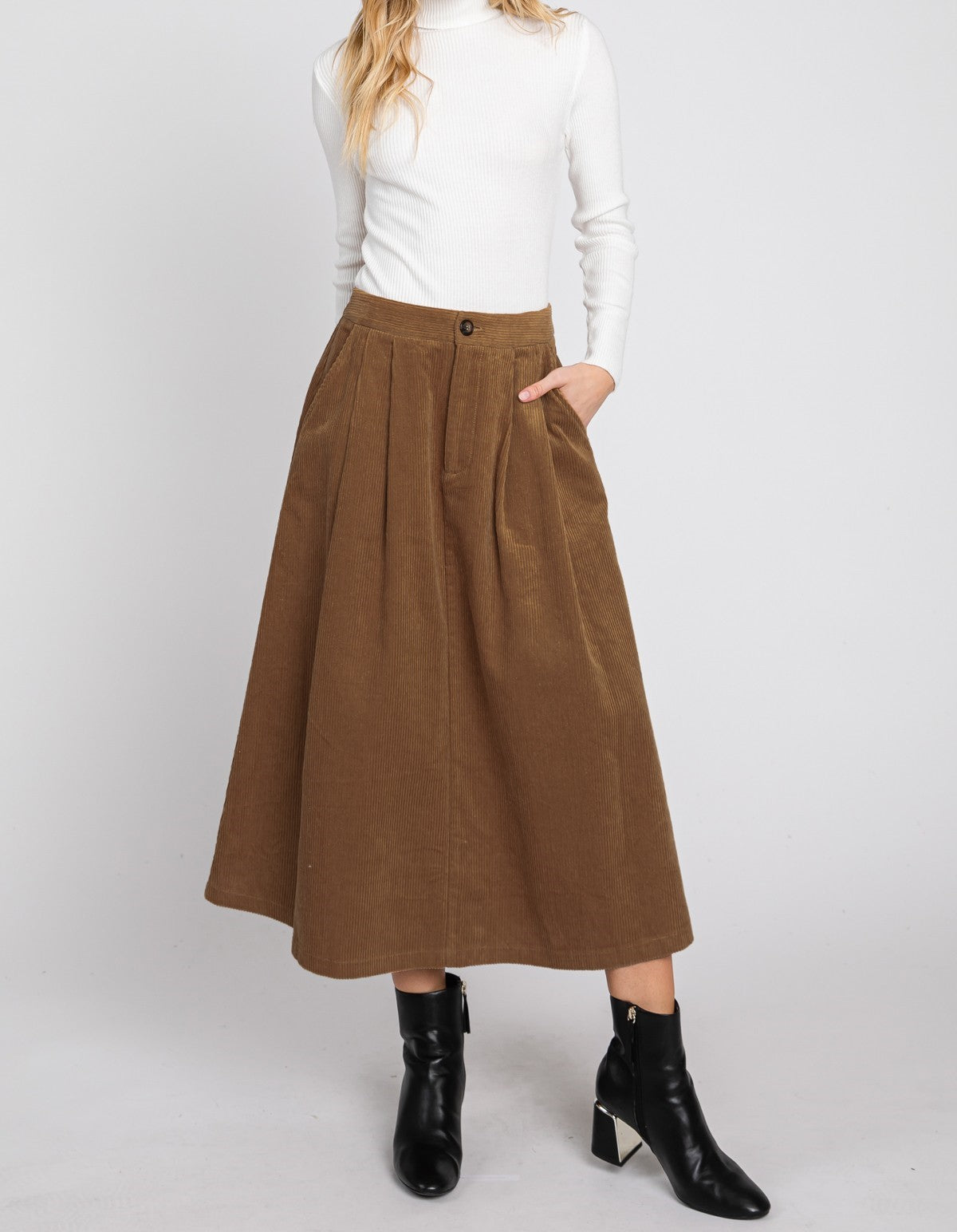 Corduroy Skirt